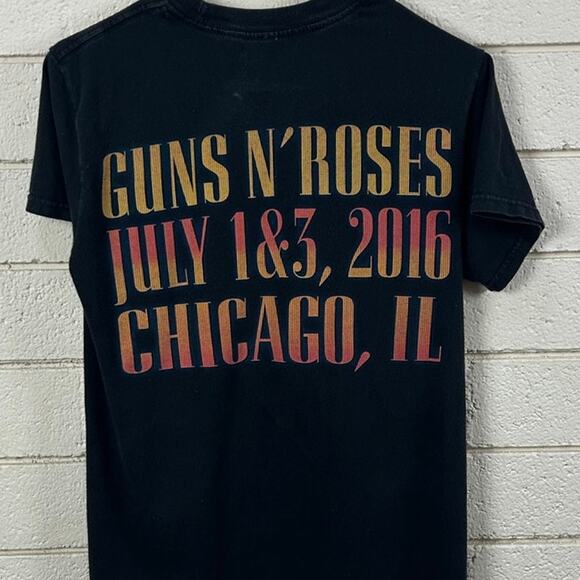 Guns N’ Roses Chicago Black Band Tee size S - Picture 4 of 8